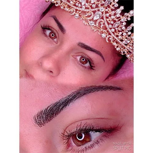 Augenbrauen nach Permanent Make-up bei Rio Cosmetic